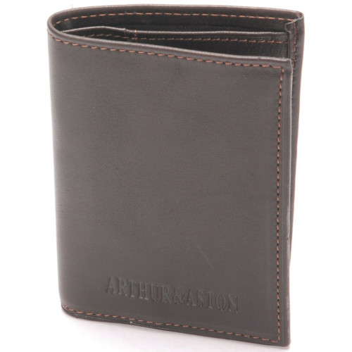 Arthur & Aston - PORTE CARTES - Cuir Marron - Porte cartes portefeuille homme